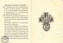 Legitymacja nr 1854 p. pchor. Jodko Edmunda- upoważniony do noszenia Odznaki Pamiątkowej Szkoły Podchorążych Rezerwy Saperów. 