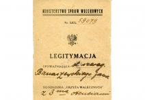 Legitymacja nr 59079 z 3 p.p. Legionów.