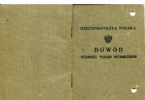 Dowód tożsamości pojazdu mechanicznego seria A nr 46905 na samochód Chevrolet wydany Kiełczewskiemu K.w Sierpcu 25 I 1935.