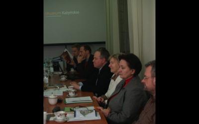 Spotkanie przedstawicieli Muzeum Wojska Polskiego z radnymi Dzielnicy Żoliborz.