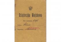 Książeczka wojskowa/ duplikat Miszczuka vel Miszczaka Feliksa PKU Prużana.