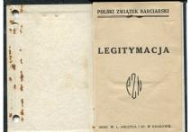 Legitymacja nr 82965- Polski Związek Narciarski- Kraków 3 II 1939 Edmund Jodko. 