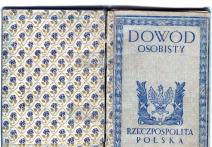 Dowód osobisty nr 158096 wydany 7 marca 1929 r. Tadeuszowi Łuczakowi.